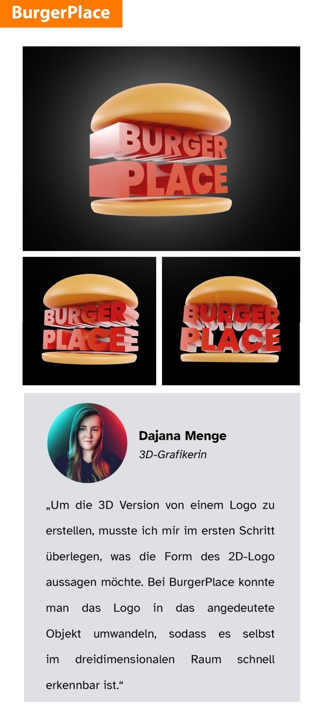 BurgerPlace Logo-Variationen