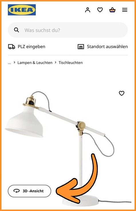 screenshot mit Lampe