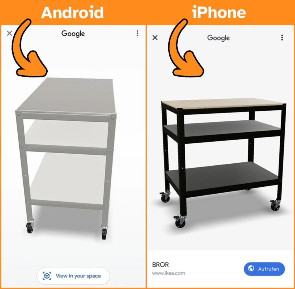 Screenshots für Regal mit Ansichten für Android und iPhone