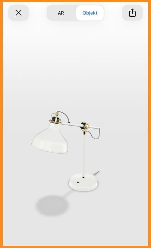 Ikea Lampe in 3D – viSales