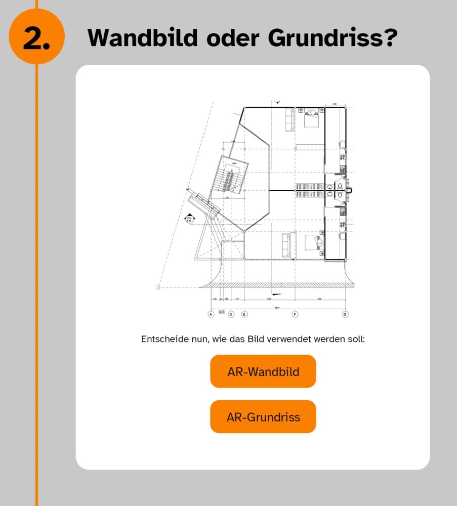 Wandbild oder Grundriss – viSales