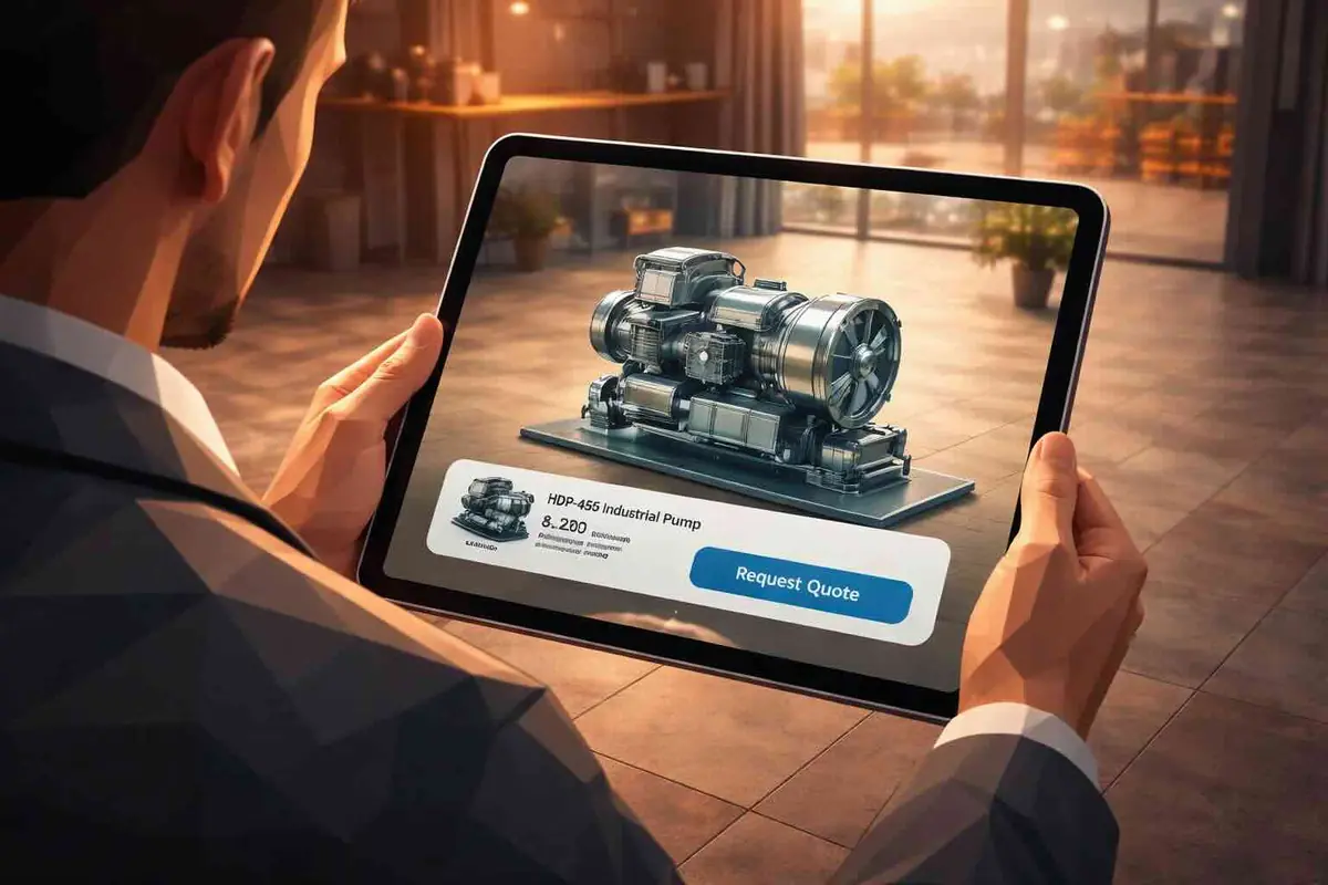 AR Quick Look Banner Vertrieb – viSales