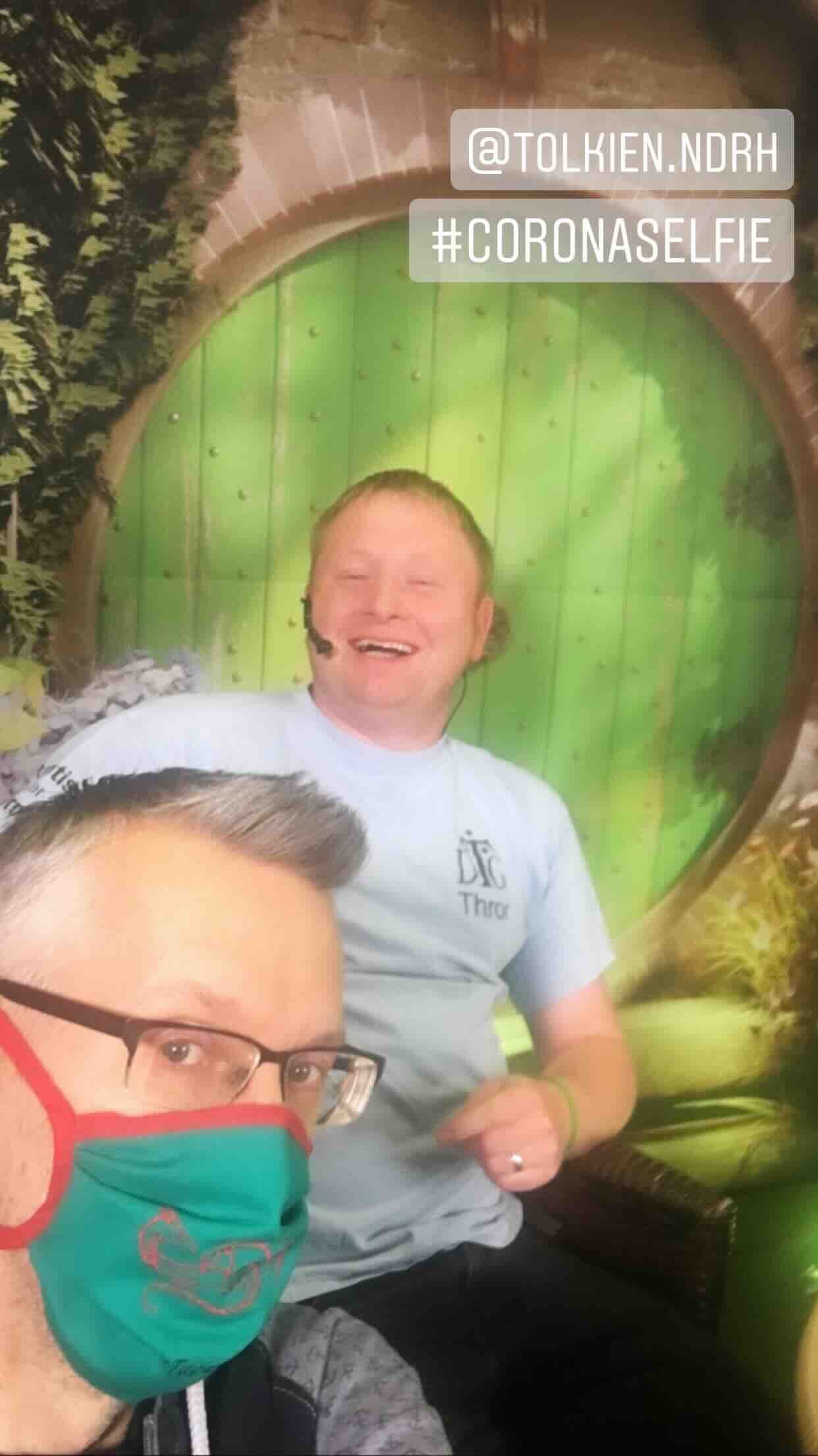 Tolkien Tage Geldern 2020 – Corona-Livestream Selfie