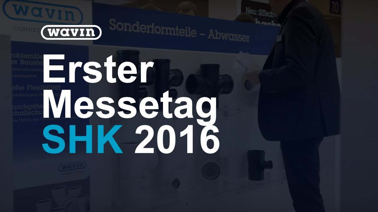 Messebeitrag für die Wavin GmbH auf der SHK Fachmesse