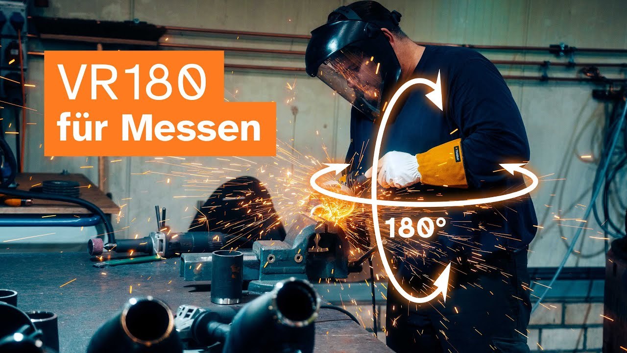 Making-of vom VR180-Videodreh für Carl Hamm und Anwendungsbeispiel auf der Messe