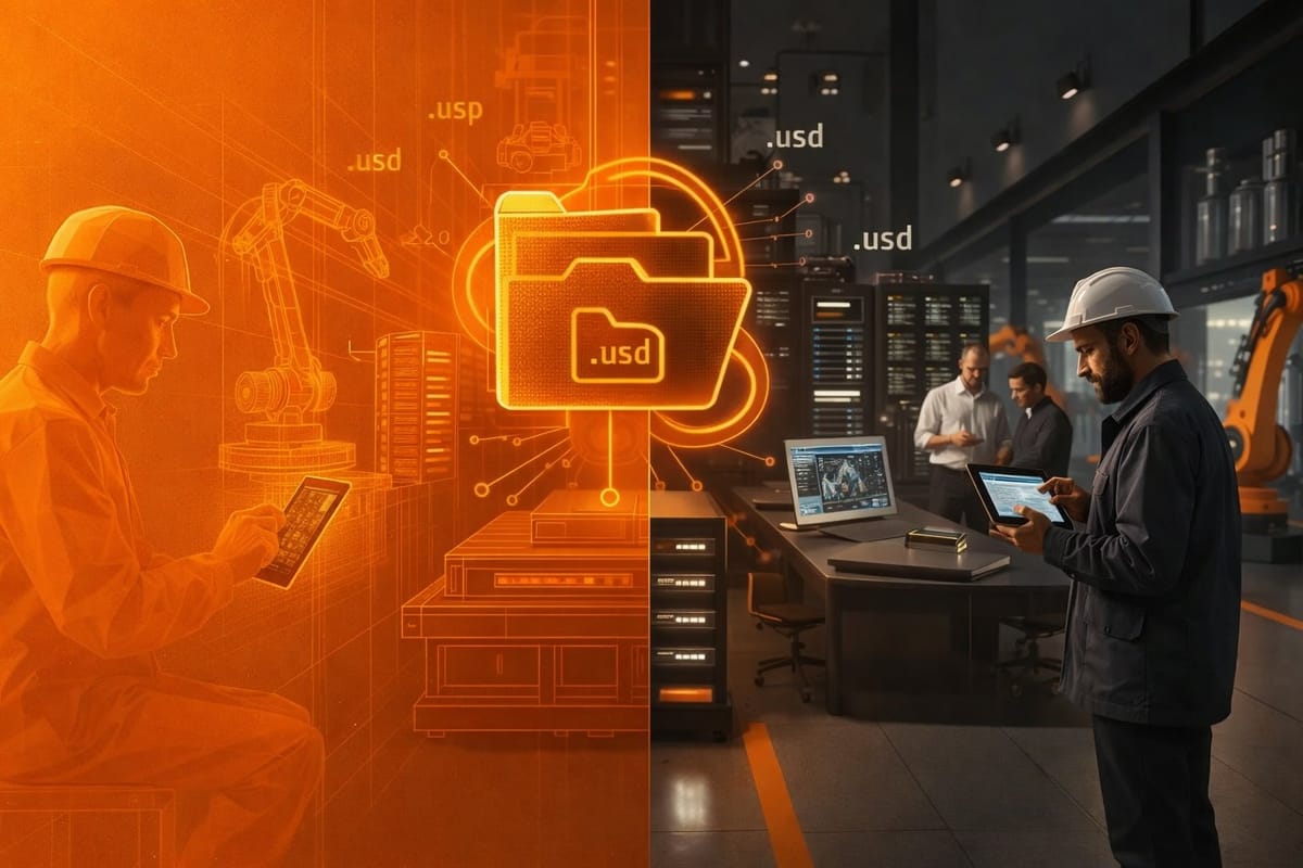 OpenUSD im Maschinenbau: Wie Unternehmen CAD-Daten mehrfach nutzen statt mehrfach bezahlen