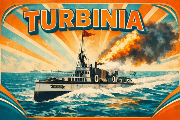 Turbinia 1897: Die wahre Mutter aller Produktdemos